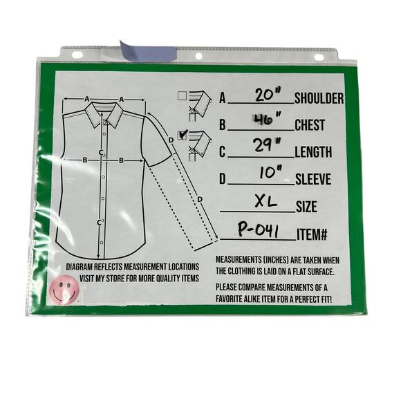 Jos A Bank 1905 Mens Tailored Fit Shirt XL Check Cotton Short Sleeve Blue Yellow - Picture 9 of 12